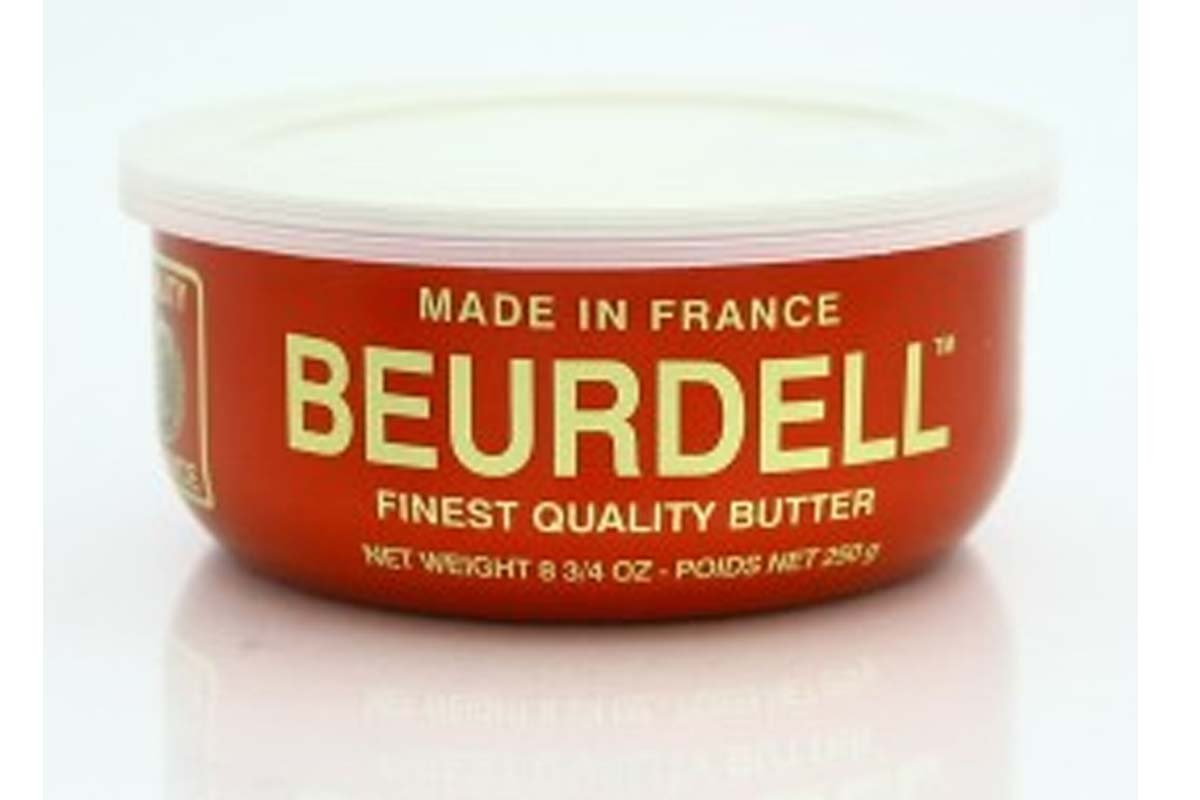 Beurdell French Salted Butter (100% Natural Pasteurized Butter) - 8.8oz (Pack of 3)
