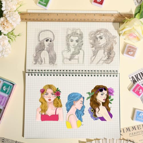 Origach 8.3 By 11.7 Inch Pretty Girls Clear Stamps Fashion Woman Silicone Stamps For Cards Making Diy Scrapbooking Photo Album Decoration thumb #6