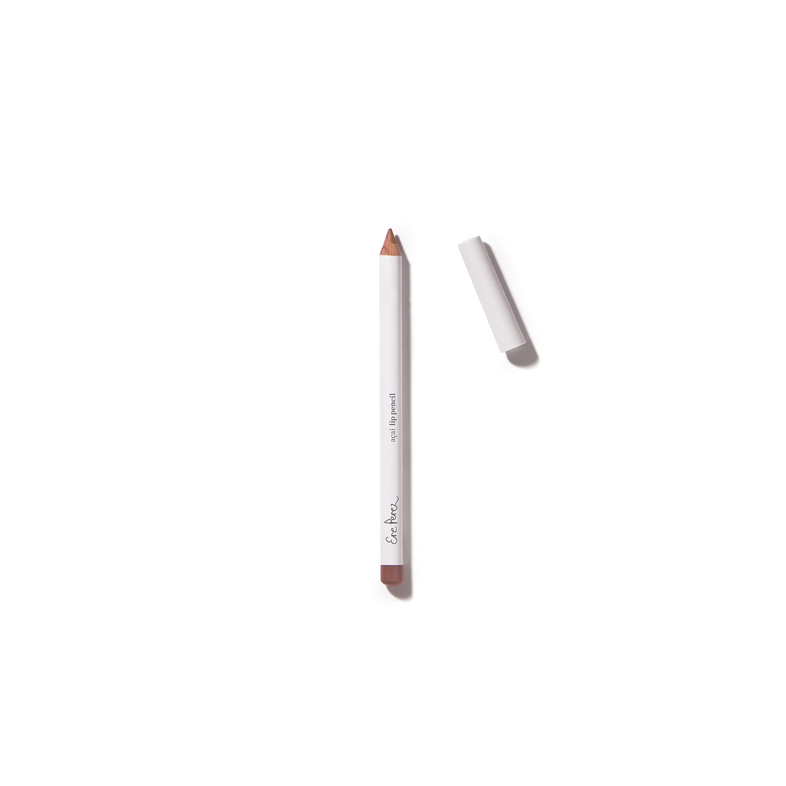 Ere PerezNatural Açaí Lip Pencil | Firm, Plump, Repair Skin | Vitamins A, C + E, Coconut Oil | Vegan, Cruelty-Free, Clean Beauty (Shy)