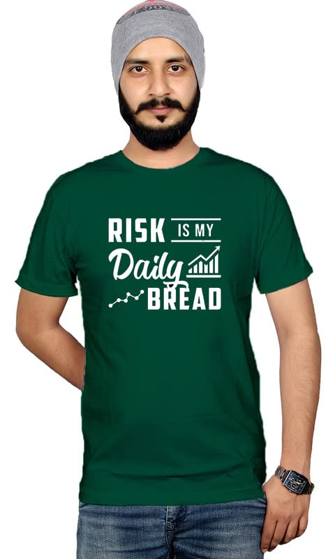 WorkshopTrader Shirt Men & Women | Risk is My Daily Bread Forex, Foreign Exchange Market, Trading, Stock Trader, Day Trader Graphic Printed T-Shirt