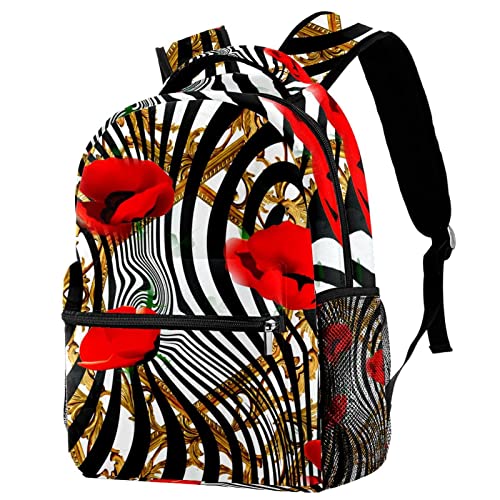 Sac à dos de voyage fleuri Leisure Campus pour les sorties et les cours