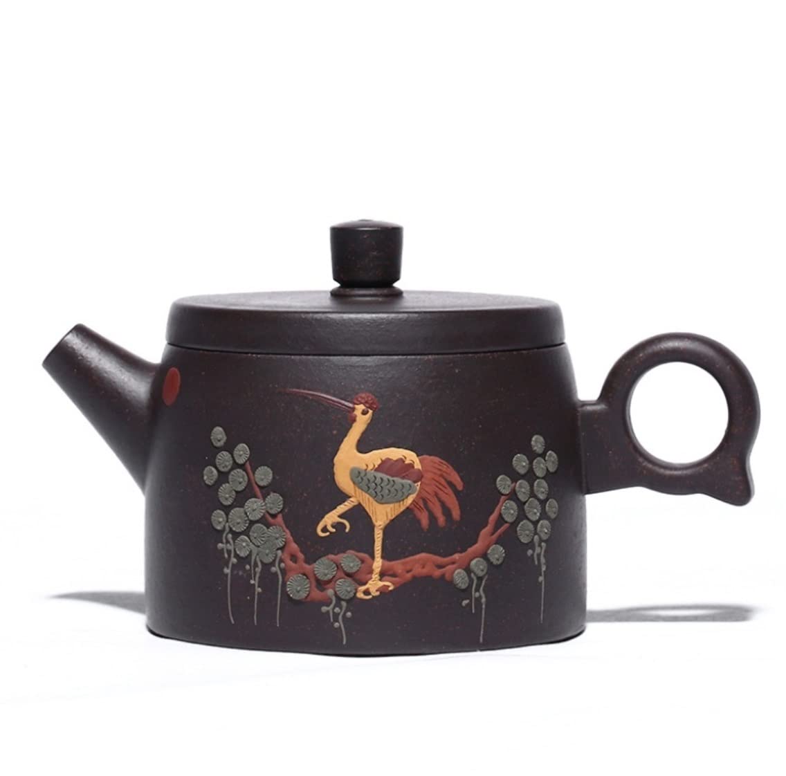 Tetera de Hierro Tetera Japonesa Tetera De 7,7 Oz/0,23 L, Tetera De Arcilla Negra, Tetera De Arcilla Morada, Tetera Zisha, Tetera para El Hogar Tetera Hierro Fundido Hervidor de Hierro Fundido