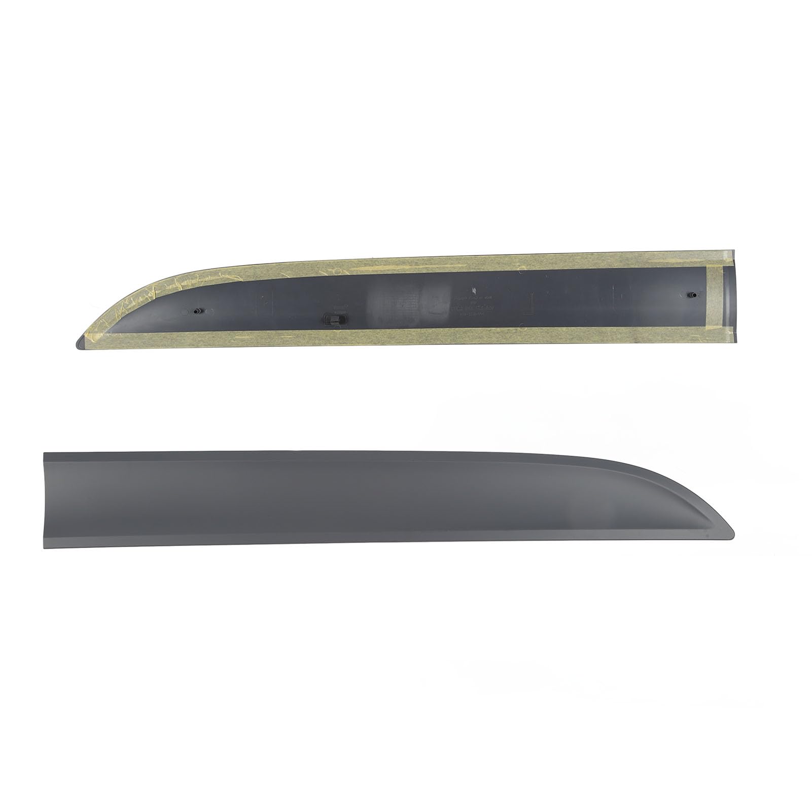 Jeffergarden Front Türuntere Zierleiste Schwarz ABS, Türschutzleiste, für