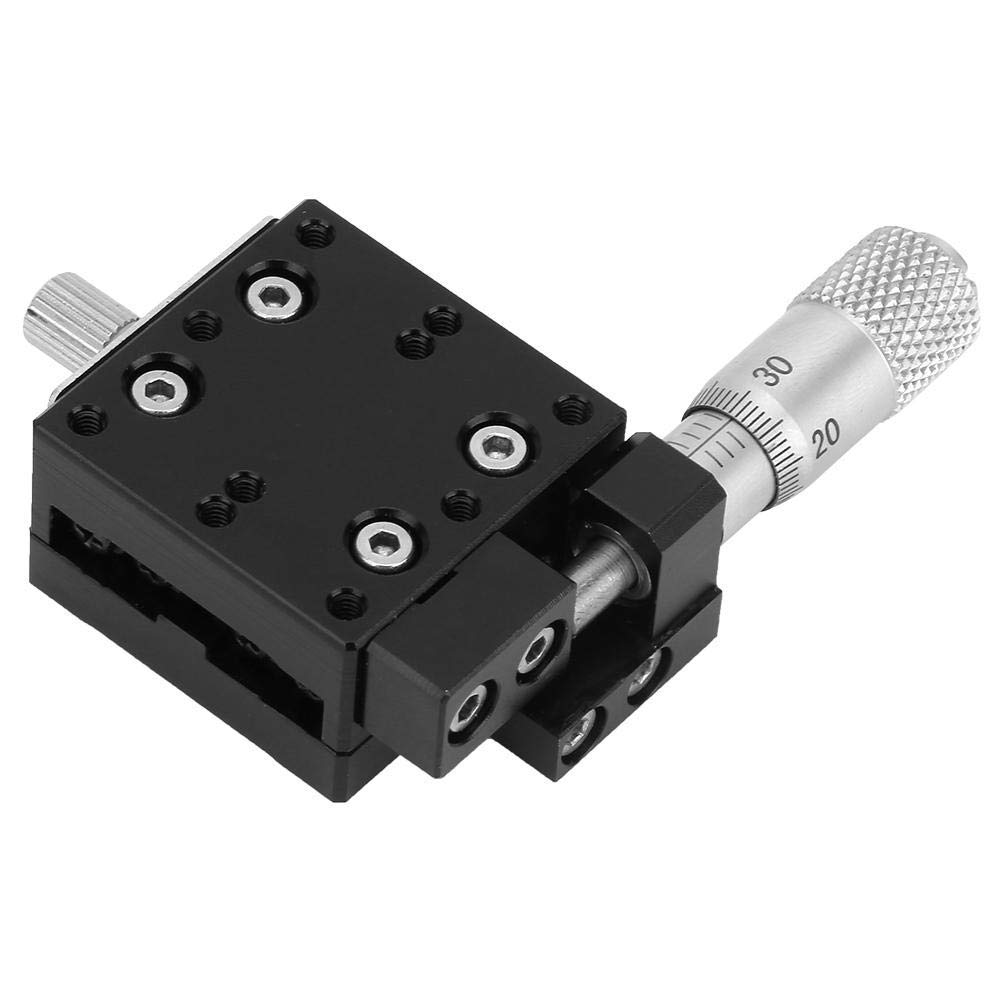 SEMX25-AS Platine linéaire à étage X, 25x25mm X Guide de rouleau croisé à phase linéaire avec translation manuelle