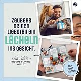DIY Explosionsbox Geschenkbox Set zum selber basteln - Pop Up Foto Überraschungsbox - Geschenk Box Bastelset als Geburtstagsgeschenk, personalisiertes Geschenk