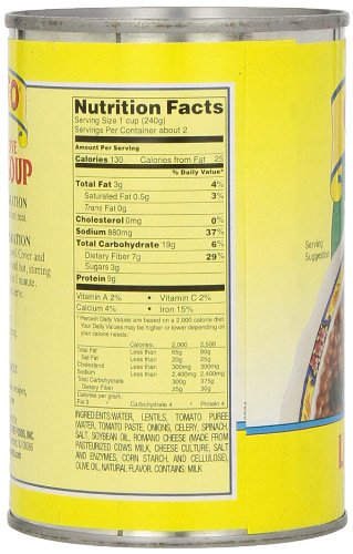 Cento Soup, Lentil, 15-Ounce (Pack Of 12) #TOP2