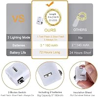 Huayifa LED szalag  6 db - Elemes Mikroégősor 2m 20 LED Multicolor - 3 Világítási Mód - Esküvői, Karácsonyi, Beltéri Dekoráció 2