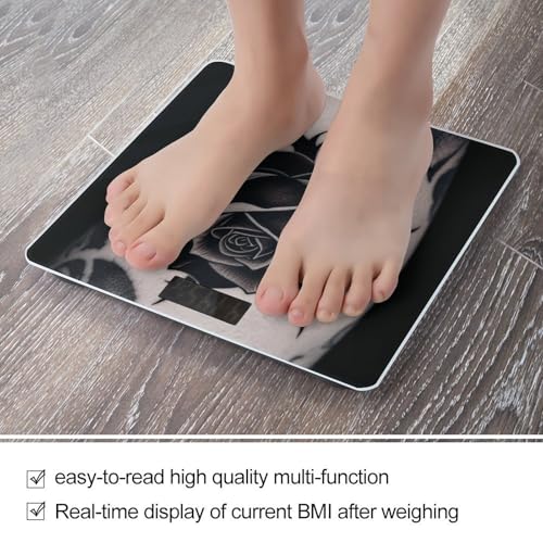 Gótica balanza digital para baño con 400 lb capacidad miniatura 5