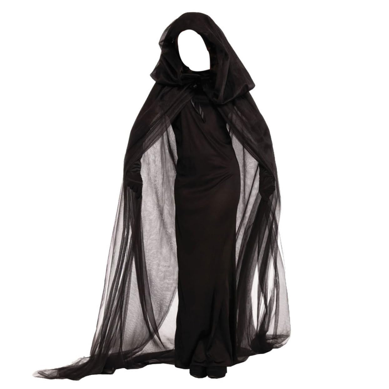 3 Piezas disfraz de bruja para cosplay disfraz vampiresa de vampiresa vampire costume de vampiro de halloween vestido de bruja de halloween para juegos de rol Black