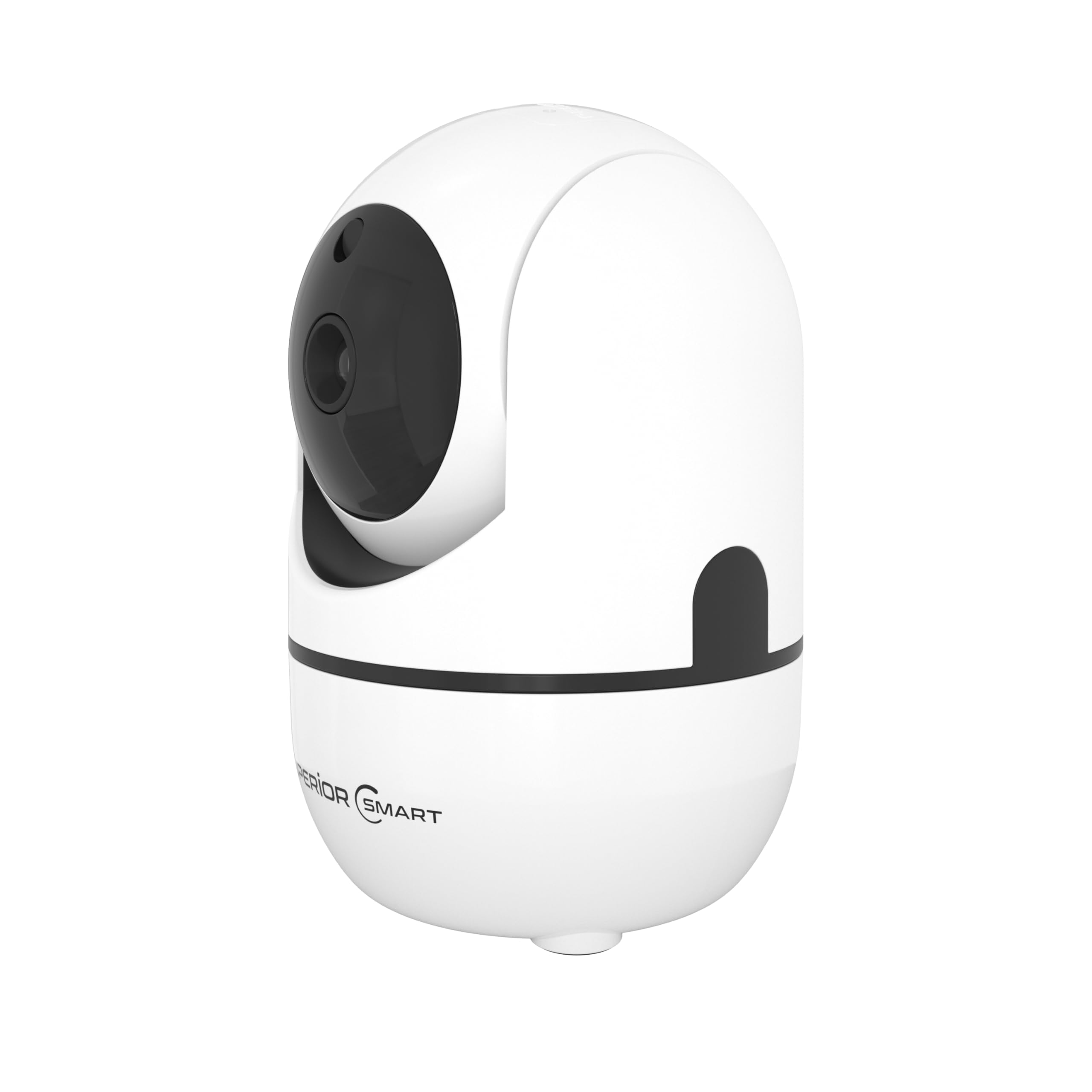 Superior Electronics iCM001 Télécamenre WiFi de Surveillance d'intérieur HD 720p 2,4 GHz avec Vision Nocturne et Audio bidirectionnel – Interception de mouvements – Zoom Manuel – Rotation 360° Blanc