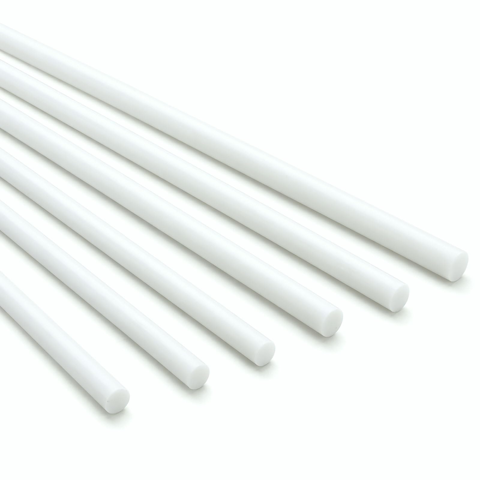 COYOUCO Lot de 5 Tiges en Fibre de Verre Pleines, Tiges de Séchage Antirouille pour Extérieur, Barres en Plastique Haute Résistance pour Jardin, Diamètre 8mm/9mm/10mm, Longueur 50-80cm,9x55 cm