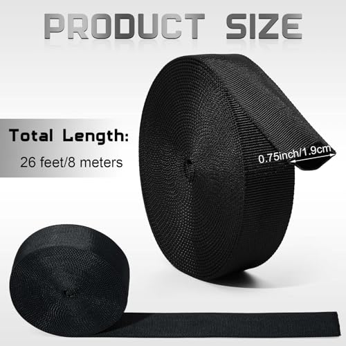 Image of Hanaive 26 ft Nylon Hydraulic Hose Protector Sleeve Tig Torch Cable Cover Black Protective Cover Hose Sheath Hydraulic Wrap Cutting Wire Sheath Sleeve Management Wrap for Cord Tig(0.75 Inch Id)