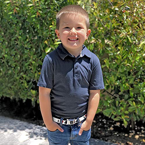 Cinturón de botones Buckle-Down infantil de alta resistencia 1.0" 3