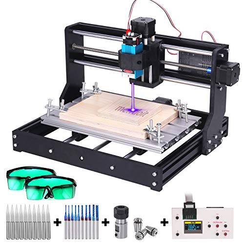 Upgrade 3000MW Laser Engraver CNC 3018 Pro Router Kit Engraving Machine, GRBL Control