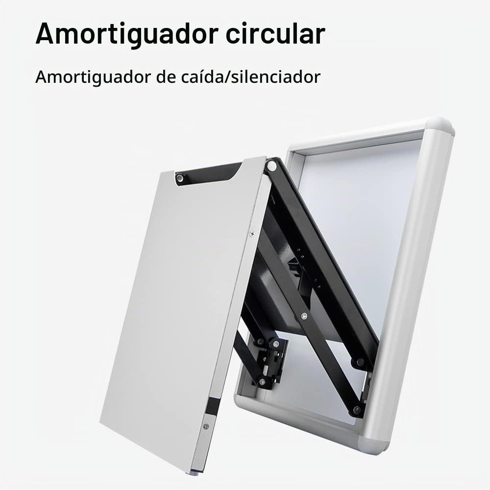 Hoconnie Taburete Plegable de Pared Silla para Cambiarse Los Zapatos Taburete Invisible de Pared Multifunción Ahorro de Espacio 150 kg (Champán)