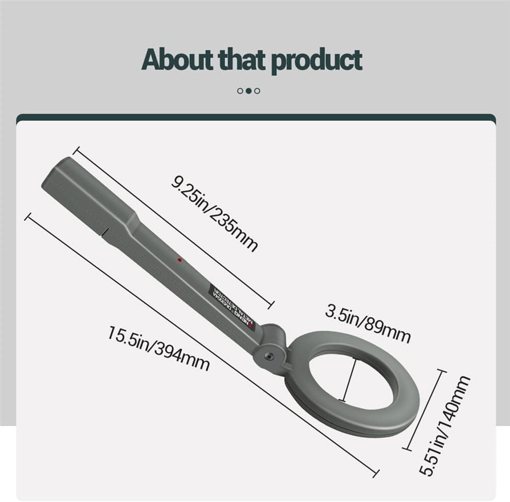 Metal Detector Handheld Alarm High Sensitivity Metal Scanner Security Checker Pinpointer Search Coil Metal Detect Tool