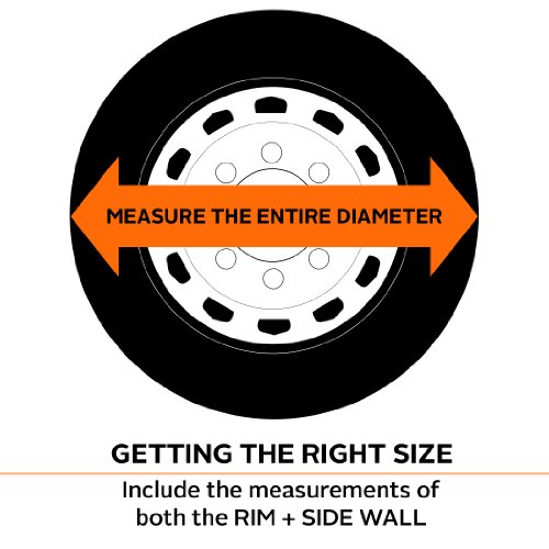 Classic Accessories Over Drive Rv Wheel Covers, Wheels 37"-41" Diameter (Bus), 9.25" Tire Width, Grey, Breathable Polyester Fabric, Universal, Anti-Slip, Durable #TOP1