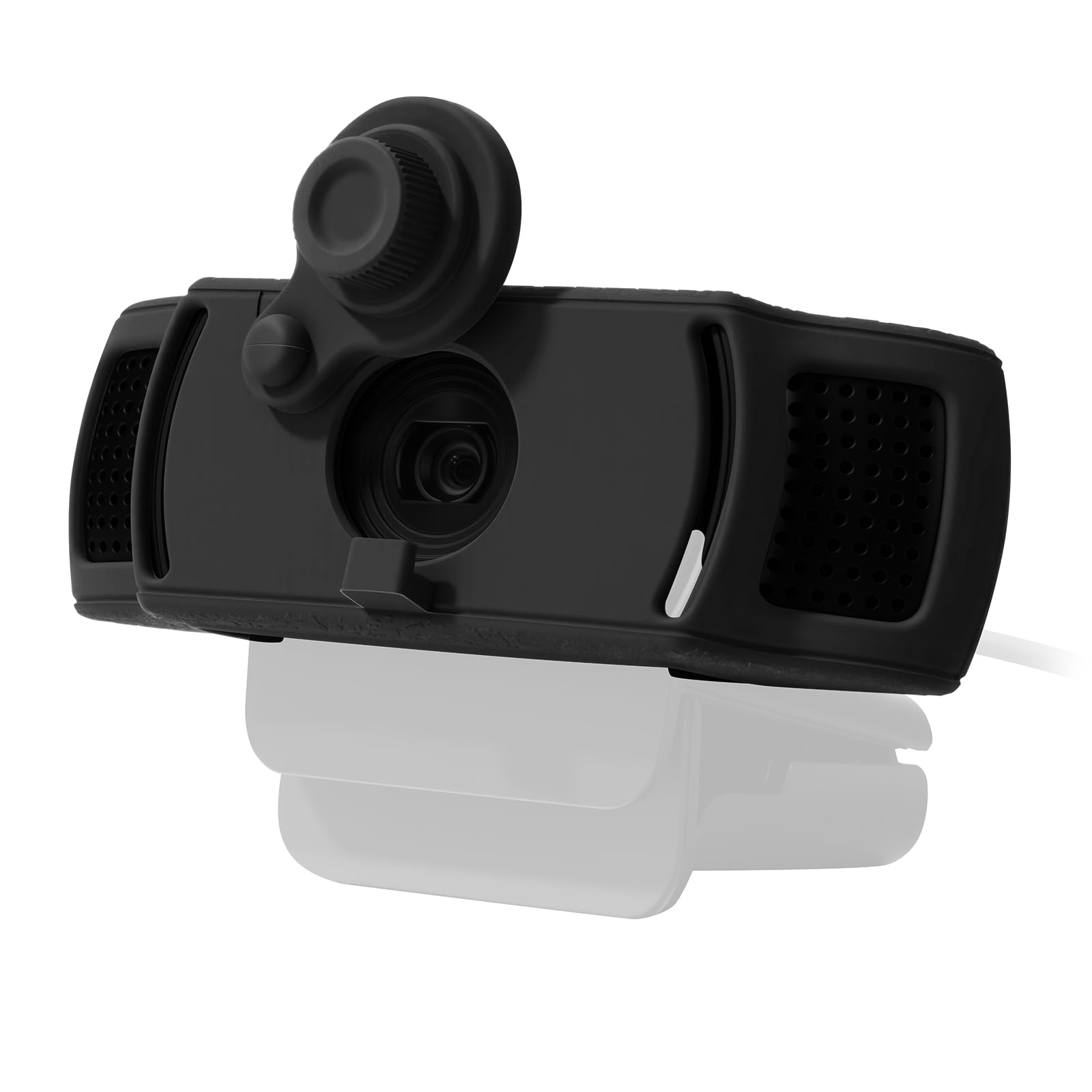 CaSZLUTION Webcam Cover for Logitech C920x HD Pro Stream Webcam - Premium Silicone Privacy Shutter Case for Logitech