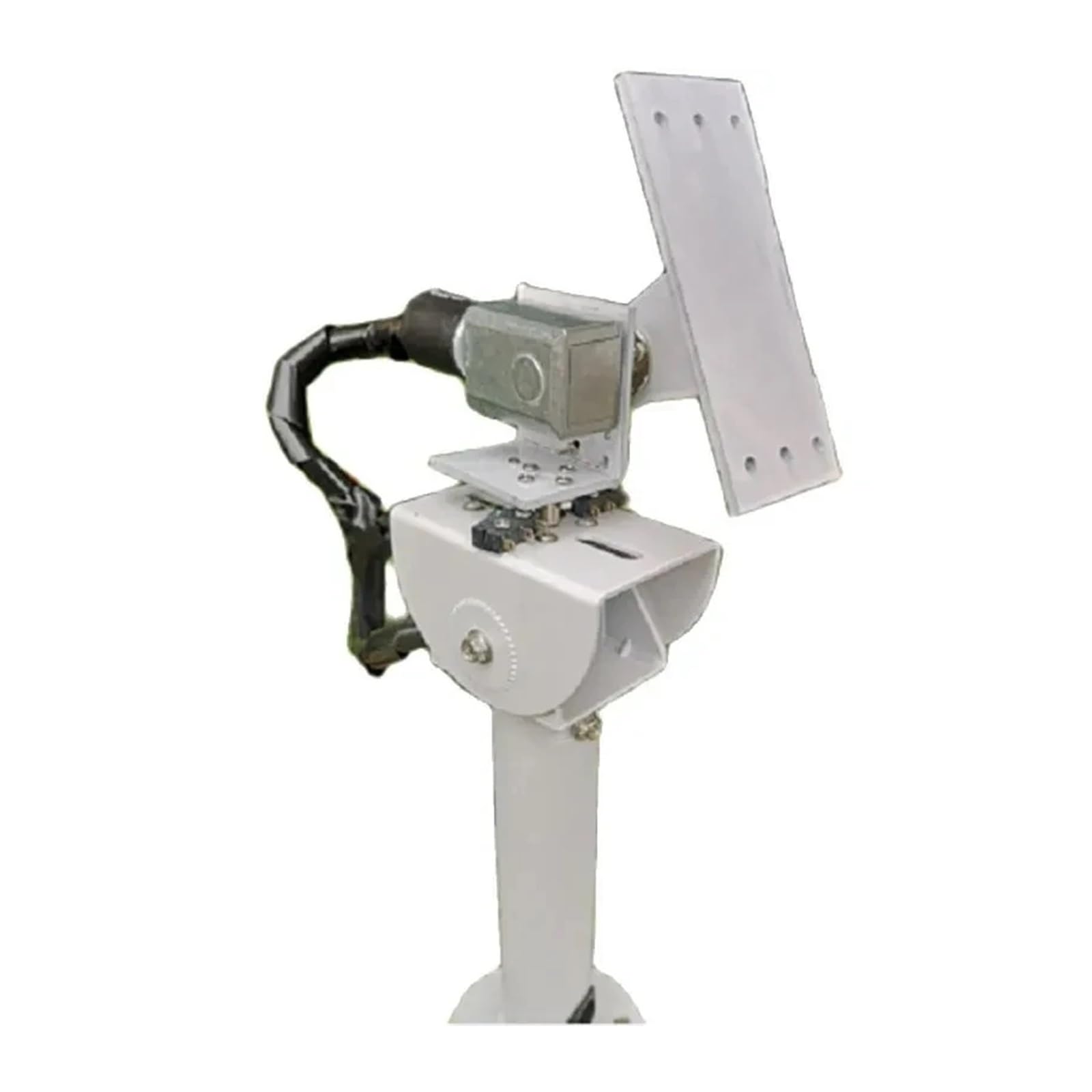 DIY DC dwuosiowy Pan Tilt śledzenie i monitorowanie energii słonecznej Robot duże obciążenie wysoki moment obrotowy w całości z metalu oś X oś Y motoreduktor ślimakowy Dla początkujących DIY