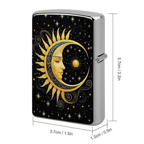 Funda clásica cobre para encendedor estilo casual miniatura 2