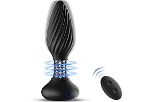 Male Vibrating Prostate Massager Rotating Anal Vibrator
