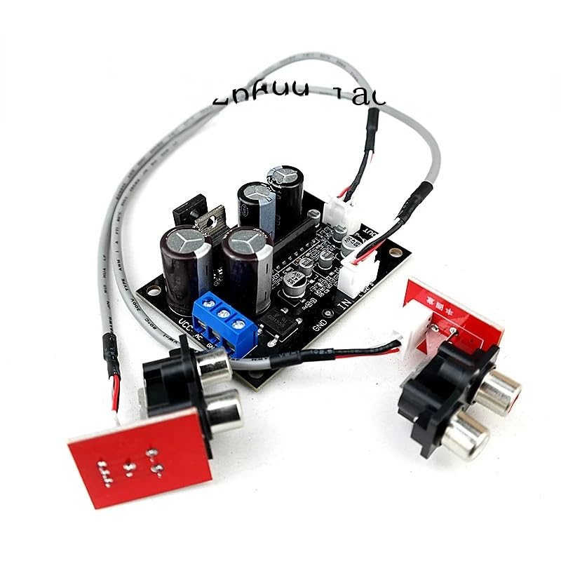 For Vinile Phono Scheda Preamplificatore MM MC Phono Amplificatore Testa del Fonografo Ingrandimento Preamplificatore Giradischi in Vinile(Zwart)