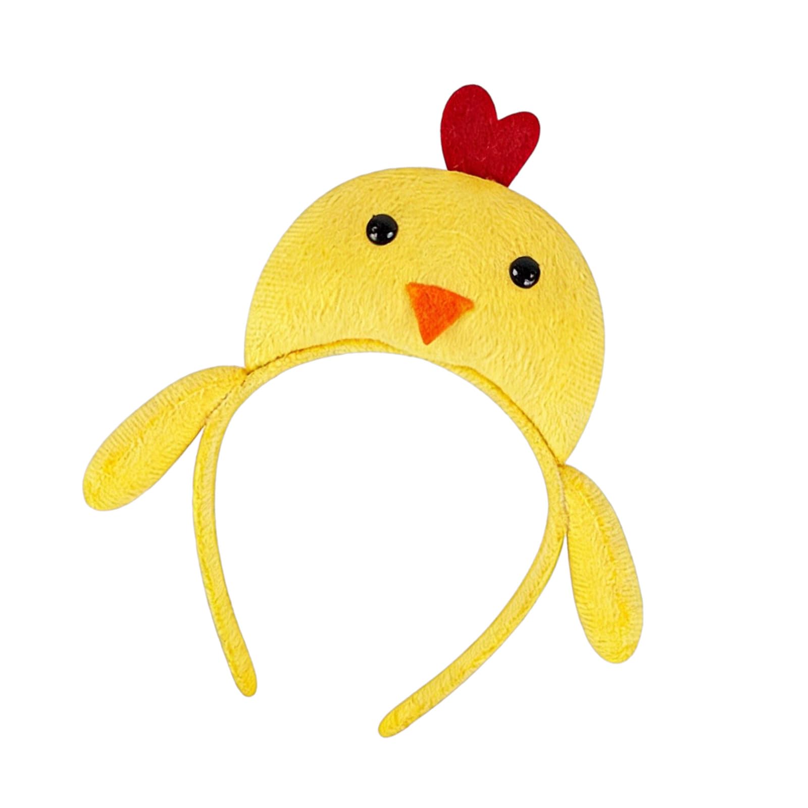 Fentency Adorable Chicken Hairband For Soft Elastic Headband Funny Cosplay Headgear Perfect For Parties And Daily Wear