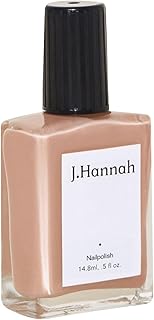 J. Hannah Nail Polish – Vegan, Non-Toxic, Cruelty-Free, Gluten-Free, Long Lasting, USA Made, Light, Dusty, Pale Pink Color (Agnes)