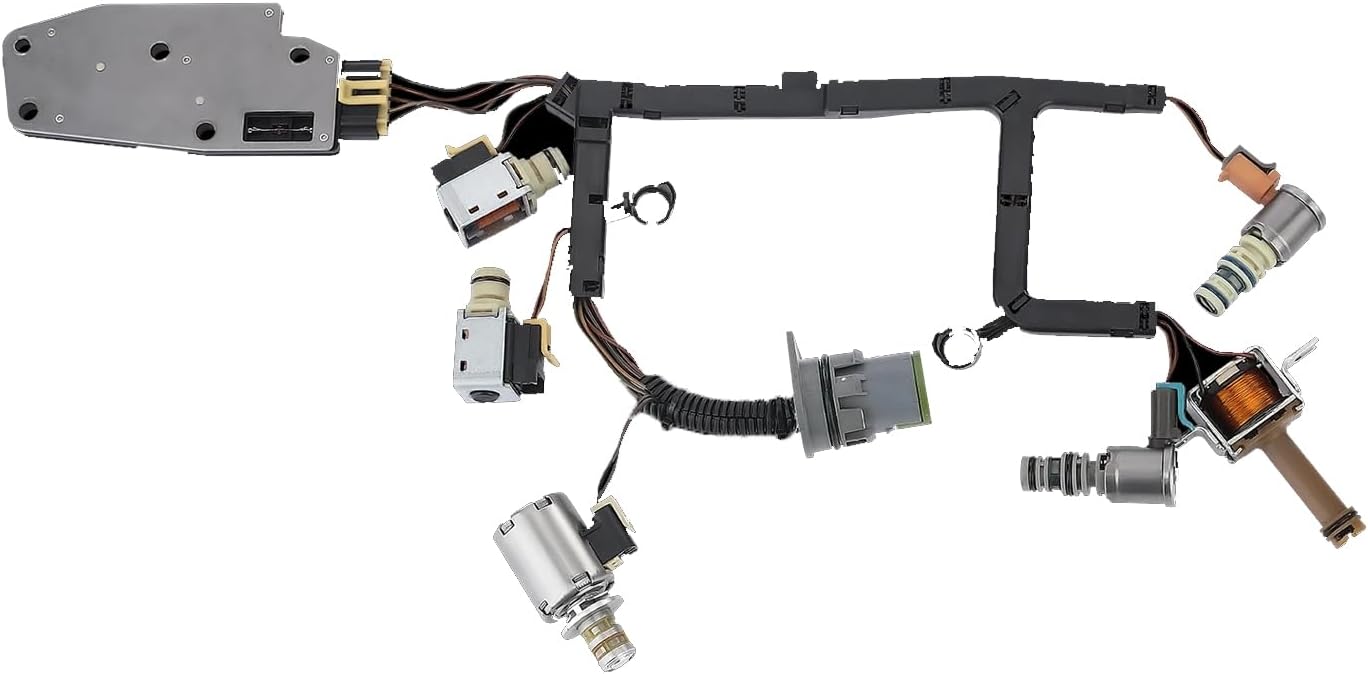 4L60E 4L65E Transmission Master Solenoid Kit EPC Shift TCC 3-2 PWM Compatible with 2003-2006 GM M30 M32 Replace#24209121 24215111 24230298 8683187 8677314 24208576