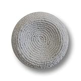 Farbe: hellgrau Knopfparadies - 8er Set hellgraue Kunststoffknöpfe, Fast wie Posamentenknöpfe. Ø: ca. 23mm!