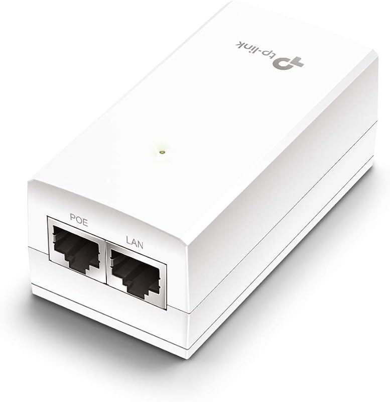 Omada 24V PoE Injector, Gigabit, Up to 12W (POE2412G) | Passive PoE Adapter, Wall Mountable, Plug&Play