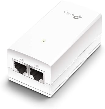 TP-Link PoE Injector | PoE Adapter 24V DC Passive PoE | Gigabit Ports | Up to 100 Meters(325 feet) | Wall Mountable Design (TL-PoE2412G)