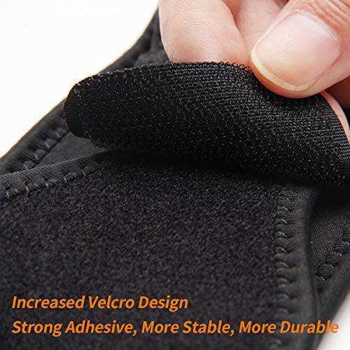 Wrist Brace Thumb Hand Support Compression Carpal Tunnel Splint for Weight Lifting Powerlifting Sports and Arthritis Pain Relief 2 Pack - Thumbnail 7