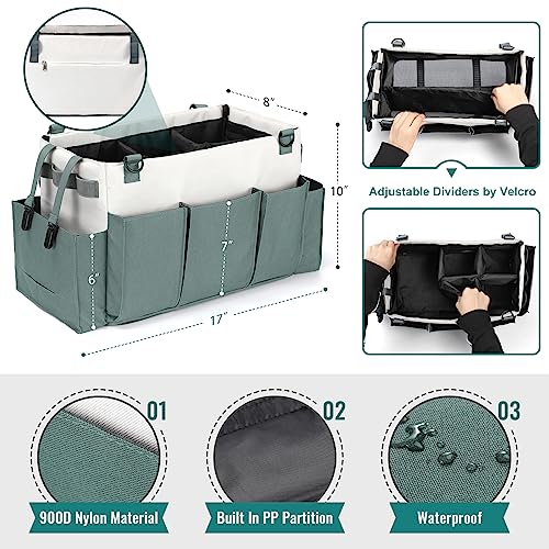 image for LANDNEOO Cleaning Caddy Organizer with Handle, Wearable Bag for Suppli