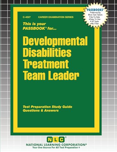 Developmental Disabilities Treatment Team Leader (Career Examination)