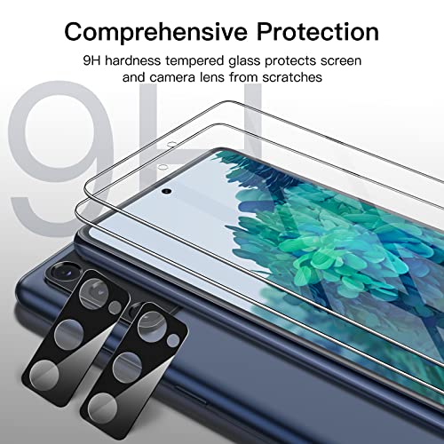 Image of JETech Screen Protector for Galaxy S20 FE, 2+2 Pack