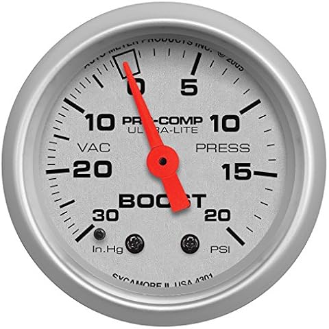 Auto Meter 4301 Ultra-Lite Mechanical Boost/Vacuum Gauge Cover