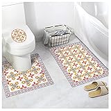 Patrón de moda: 28 patrones exquisitos opcionales, de colores brillantes, embellece tu baño. No se decolora ni huele irritante.