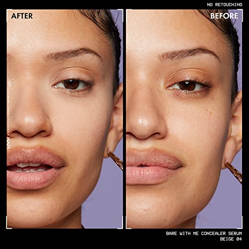 Nyx Professional Makeup Bare With Me Concealer Serum, Up To 24Hr Hydration - Beige #TOP2