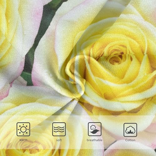 Pale Yellow Roses Pink Edges Girls Underwear Toddler 2t Cotton Little Girl Panties Personalized Briefs Kids Undies3