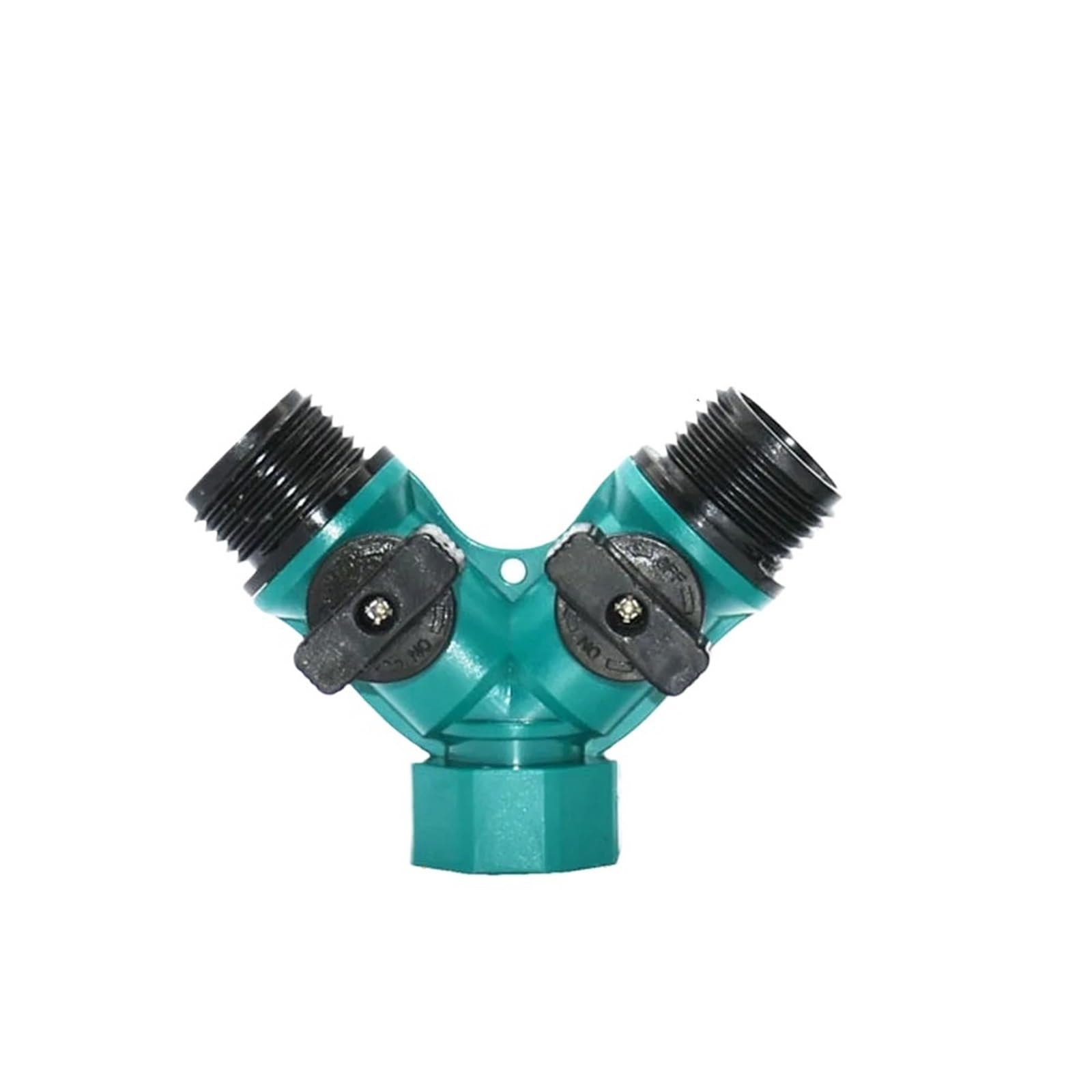 Fbanulpex Women's Green Y-Splitters Garden Hose Connectors, 2Pcs 3/4-Inch To 3/4-Inch Male 2-Way Tap Garden Y Water Splitter Multicolor(Green)