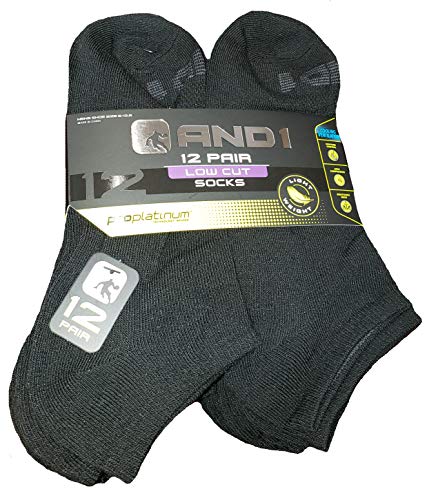 12 pares de calcetines de corte bajo ProPlatinum de peso ligero.