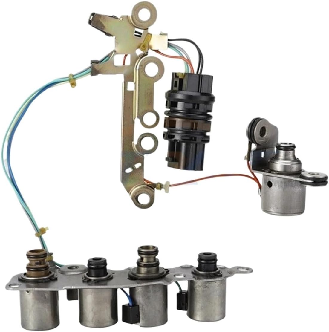 STPAT 31940-85X01 31940-3AX0A RE4F03A RE4F03B RE4F04B RE4F03V RL4F03A Transmission Solenoid Kit Compatible For Nissan Auto Car Accessories(Without plug)