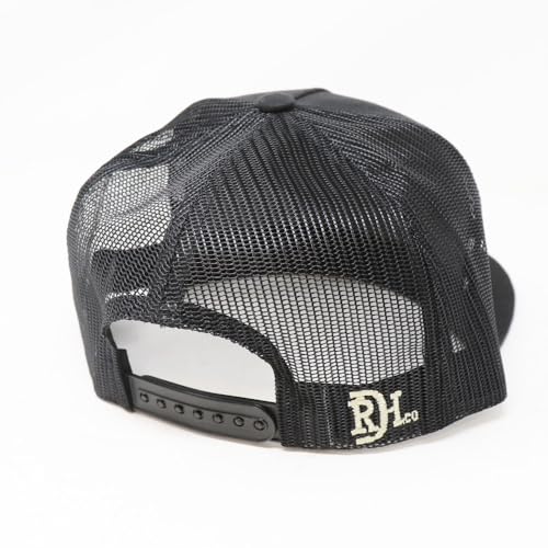 Image of Red Dirt Hat Company Original Western Adjustable Snapback Hat (US, Alpha, One Size, Cowboy Bowtie - Black)