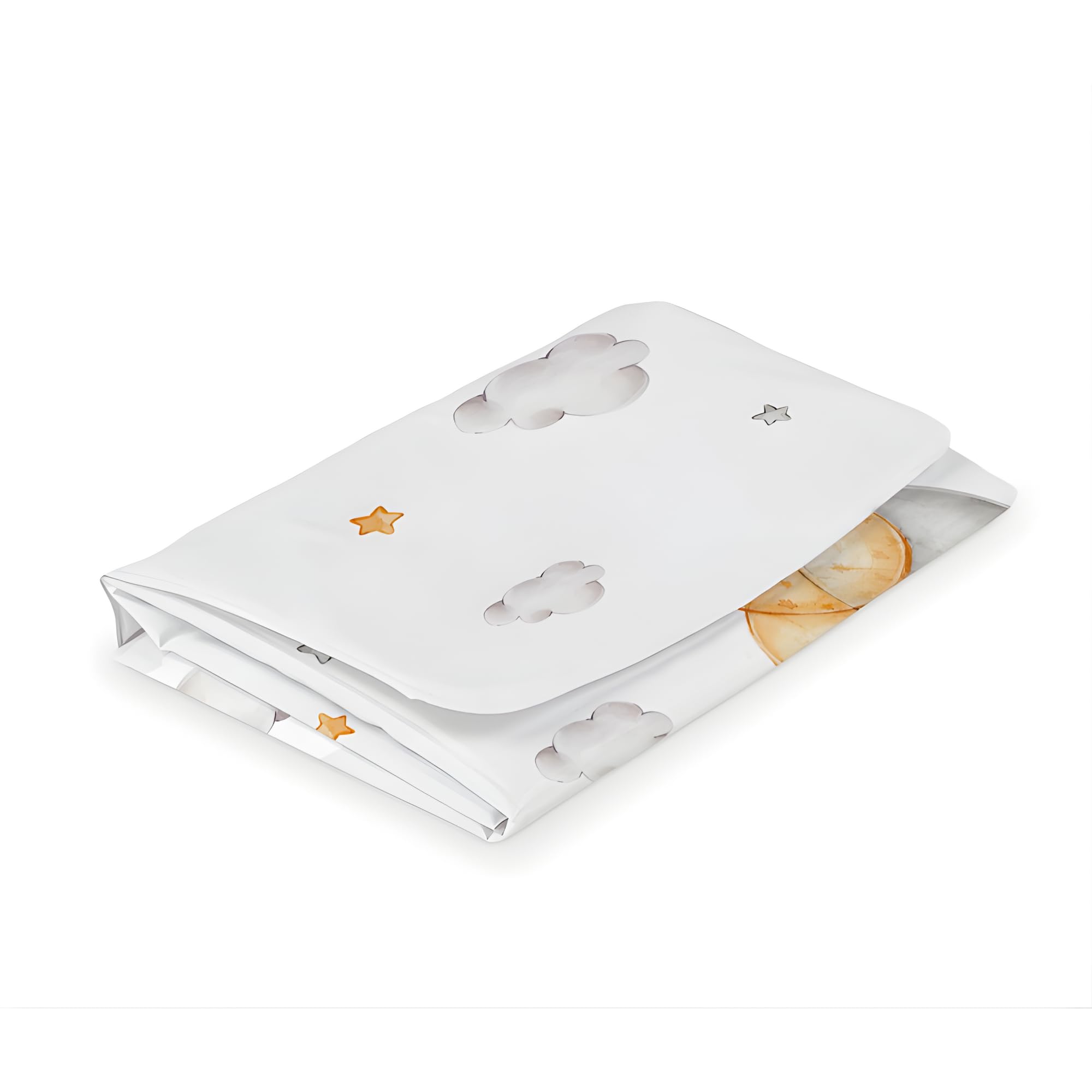 Matelas à Langer de Voyage Pliable - Tapis à Langer Bébé Imperméable et Portable, 77 × 44 cm, Rembourré et Facile à Nettoyer, Gain de Place, Motif Lapin, Épaisseur 0,5 cm