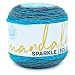 Lion Brand Mandala Sparkle Aquarius - New Color Navy Sky Blue Gray