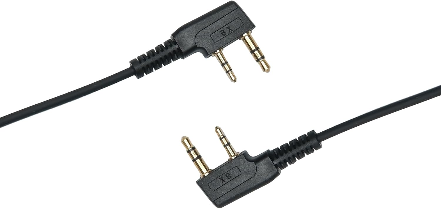 10 Pack Walkie Talkie Earpiece Headset with MIC PTT Accessories Compatible with Baofeng and Kenwood,Puxing,Wouxun Walkie Talkie 2 Way Radio