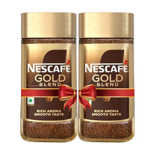 Image of Nescafe Gold Instant Coffee Powder | Premium Imported Coffee | Freeze Dried | Rich & Smooth Taste |2 * 185g Jars