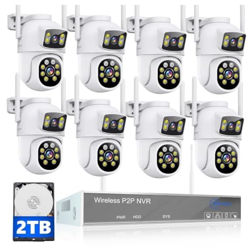 MOVOLS 4MP Dual Lens Security Camera System