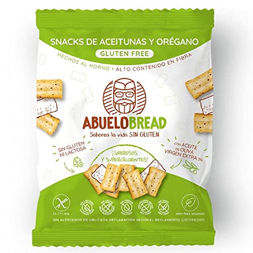 Snack De Aceituna Y Orégano Sin Gluten - 50g Snack De Aceituna Y Orégano Sin Gluten - 50g